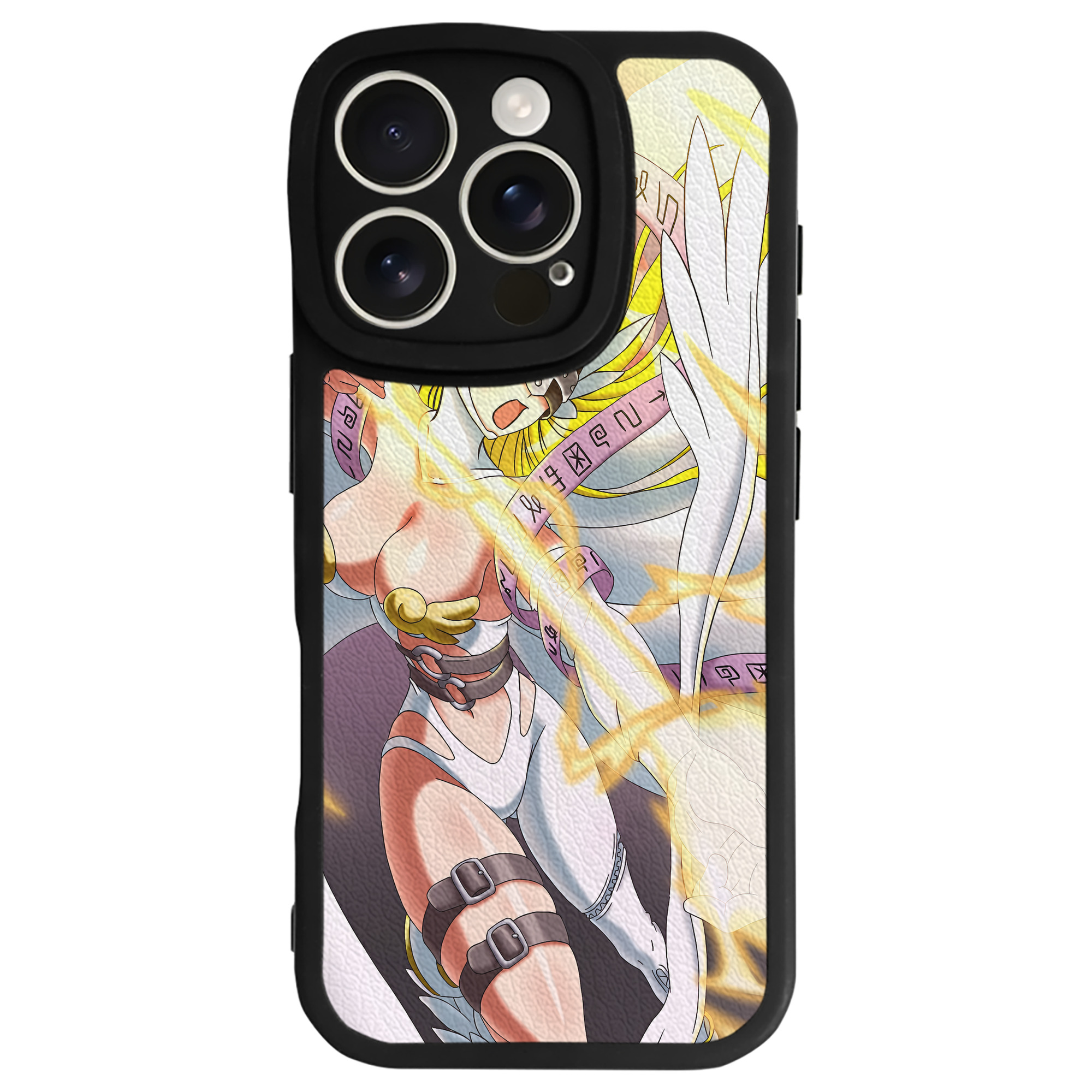 （画像用） Digimon デジタルモンスター/デジモン 【iPhone 16シリーズ対応】シリコンスマホケース（レザー調） 材質：シリコン